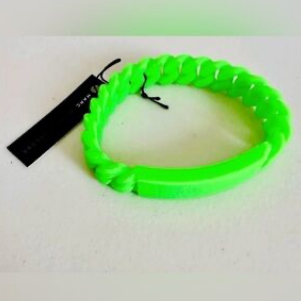Marc By Marc Jacobs Toucan Green Silicone Bracelet - Picture 2 of 2